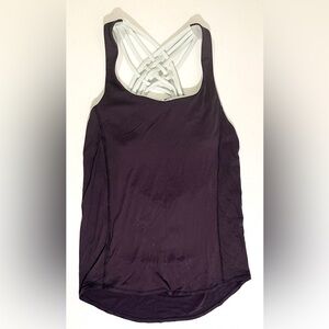 Lululemon open back tank size 6